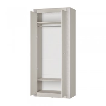 Шкаф для белья 960 мм Монако ШК-37 кашемир (БТС) в Нягани - nyagan.mebel-e96.ru