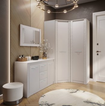 Набор мебели для прихожей Монако Кашемир (модульный) (БТС) в Нягани - nyagan.mebel-e96.ru