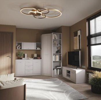 Стенка Монако Кашемир комп.1 (модульная) (БТС) в Нягани - nyagan.mebel-e96.ru