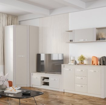 Стенка Монако Кашемир комп.2 (модульная) (БТС) в Нягани - nyagan.mebel-e96.ru