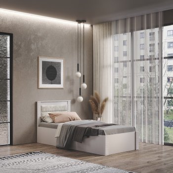 Кровать Монако КР-17 кашемир (БТС) в Нягани - nyagan.mebel-e96.ru