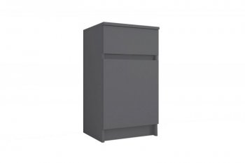 Тумба для обуви с 1ящ. Мори МПТ400 графит (ДСВ) в Нягани - nyagan.mebel-e96.ru