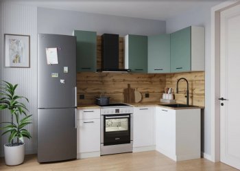 Кухонный гарнитур угловой Муссон 2000*1200 мм (Sanvut) в Нягани - nyagan.mebel-e96.ru