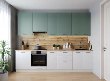 Кухонный гарнитур высокий Муссон 3000 мм (Санвут) в Нягани - nyagan.mebel-e96.ru