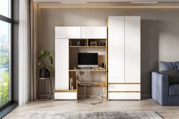 Стол компьютерный Некст-1 + Шкаф (СВ) в Нягани - nyagan.mebel-e96.ru
