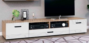 Тумба ТВ Нэнси NEW (2дв.+1ящ.) в Нягани - nyagan.mebel-e96.ru