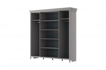 Шкаф распашной 2160 мм ШР-4 Никеа антрацит (БМ) в Нягани - nyagan.mebel-e96.ru