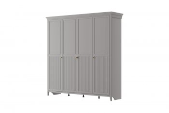 Шкаф распашной 2160 мм ШР-4 Никеа антрацит (БМ) в Нягани - nyagan.mebel-e96.ru