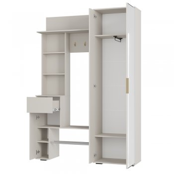 Прихожая Ницца ПР-04 Кашемир (БТС) в Нягани - nyagan.mebel-e96.ru