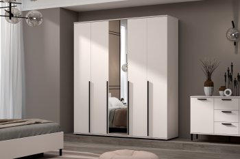 Шкаф 2000 мм Норден с зеркалом (Зарон) в Нягани - nyagan.mebel-e96.ru