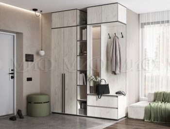 Прихожая Норд модульная крафт белый (Миф) в Нягани - nyagan.mebel-e96.ru