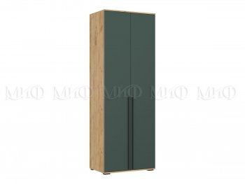 Шкаф 800 мм 2-х ств. Норд крафт/изумруд (Миф) в Нягани - nyagan.mebel-e96.ru