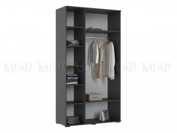 Шкаф 1200 мм 3-х ств. Норд графит/изумруд (Миф) в Нягани - nyagan.mebel-e96.ru