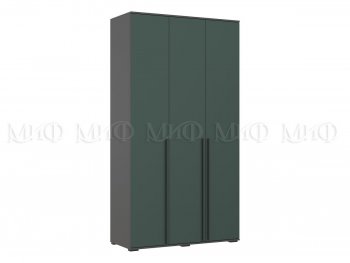 Шкаф 1200 мм 3-х ств. Норд графит/изумруд (Миф) в Нягани - nyagan.mebel-e96.ru