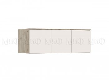 Шкаф 1200 мм 3-х ств. Норд с антресолью крафт серый/кашемир (Миф) в Нягани - nyagan.mebel-e96.ru