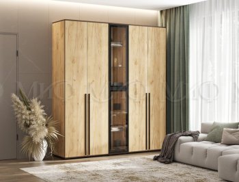 Шкаф Норд+ пенал со стеклом (Миф) в Нягани - nyagan.mebel-e96.ru