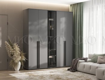 Шкаф Норд+ пенал со стеклом (Миф) в Нягани - nyagan.mebel-e96.ru