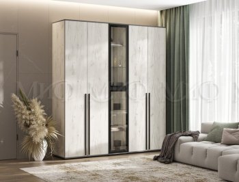 Шкаф Норд+ пенал со стеклом (Миф) в Нягани - nyagan.mebel-e96.ru