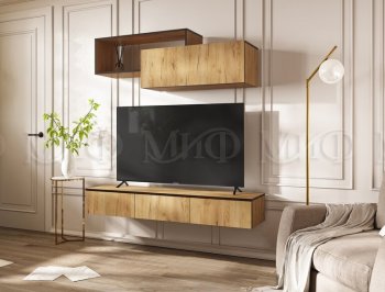 Стенка Норд-2 дуб крафт (Миф) в Нягани - nyagan.mebel-e96.ru