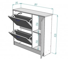 Обувница W31 (Белый) в Нягани - nyagan.mebel-e96.ru