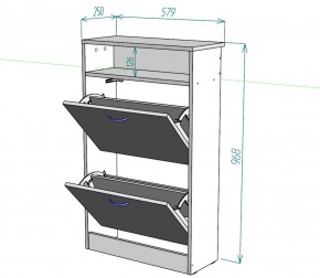 Обувница W5 (Белый) в Нягани - nyagan.mebel-e96.ru