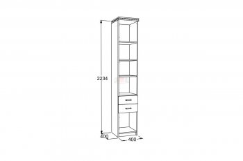 Шкаф комбинированный Ольга-13 в Нягани - nyagan.mebel-e96.ru