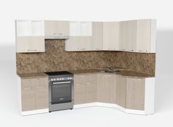 Кухонный гарнитур Ольга оптима 5 2700х1600 мм (Герда) в Нягани - nyagan.mebel-e96.ru