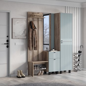 Прихожая Олива комп.1 шарли бриз (БТС) в Нягани - nyagan.mebel-e96.ru