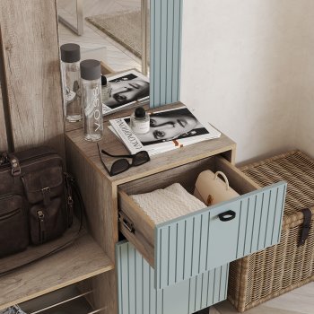 Прихожая Олива комп.1 шарли бриз (БТС) в Нягани - nyagan.mebel-e96.ru
