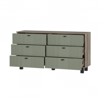Комод Олива КМ-04 эквалипт софт (БТС) в Нягани - nyagan.mebel-e96.ru