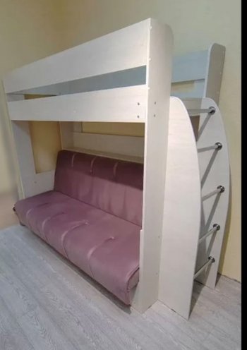 Кровать-диван 2-х ярусная Омега 17 (возможна зеркальная сборка) в Нягани - nyagan.mebel-e96.ru