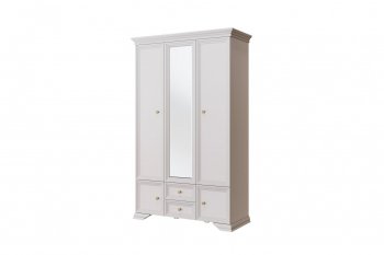 Шкаф распашной ШР 3 - 1 зеркало (БМ) в Нягани - nyagan.mebel-e96.ru