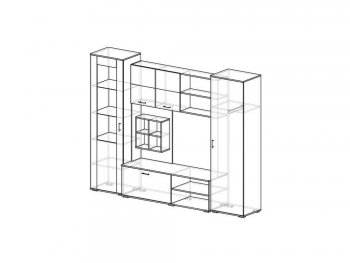 Стенка Оскар ясень шимо (Эра) в Нягани - nyagan.mebel-e96.ru