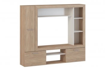 Стенка OSKAR3 дуб сонома (Генезис) в Нягани - nyagan.mebel-e96.ru