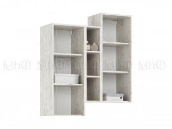 Стенка Оскар крафт белый/графит (Миф) в Нягани - nyagan.mebel-e96.ru