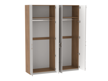 Шкаф 1800 мм 4-дверный Палермо (СБК) в Нягани - nyagan.mebel-e96.ru