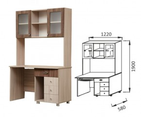 ПМ-1 стол письменный Юниор-6 в Нягани - nyagan.mebel-e96.ru