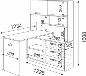 Подростковая мебель Волкер модульная (Риннер) в Нягани - nyagan.mebel-e96.ru