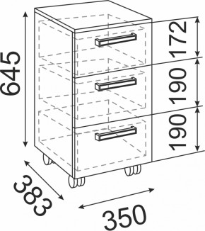 Подростковая мебель Волкер модульная (Риннер) в Нягани - nyagan.mebel-e96.ru