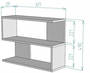 Полка S29 (Белый) в Нягани - nyagan.mebel-e96.ru