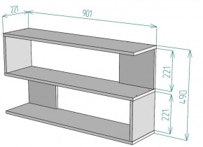 Полка S30 (Белый) в Нягани - nyagan.mebel-e96.ru