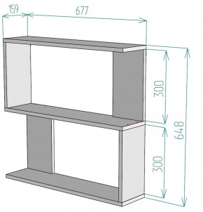 Полка S31 (Белый) в Нягани - nyagan.mebel-e96.ru