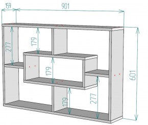 Полка S40 (Белый) в Нягани - nyagan.mebel-e96.ru