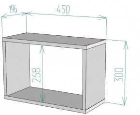 Полка S46 (ЯАС) в Нягани - nyagan.mebel-e96.ru