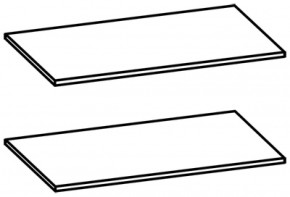 Полки арт. П103 для артикула 103 (2 шт.) в Нягани - nyagan.mebel-e96.ru