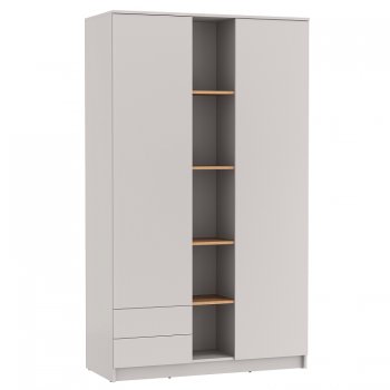 Шкаф 1200 мм для одежды 89.01 Прайм, кашемир (Олмеко) в Нягани - nyagan.mebel-e96.ru