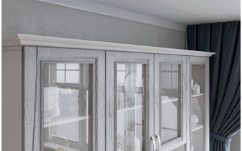 Буфет Прованс-016 (Текс) в Нягани - nyagan.mebel-e96.ru