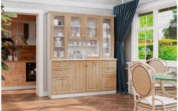 Буфет Прованс-016 (Текс) в Нягани - nyagan.mebel-e96.ru