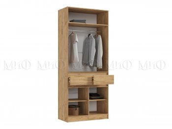 Шкаф 1000 мм Роджина крафт/изумруд (Миф) в Нягани - nyagan.mebel-e96.ru
