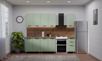Кухонный гарнитур Ромашка 1600 мм Фисташка (Аленка) в Нягани - nyagan.mebel-e96.ru